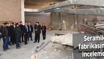 SERAMİK FABRİKASINDA İNCELEME&hellip;