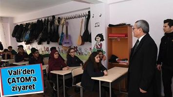 VALİ&rsquo;DEN &Ccedil;ATOM&rsquo;A ZİYARET