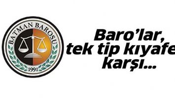 BARO&rsquo;LAR, TEK TİP KIYAFETE KARŞI&hellip;