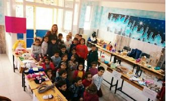 MİNİKLER, &ldquo;YERLİ &Uuml;R&Uuml;NLER&rdquo;İ SERGİLEDİ&hellip;