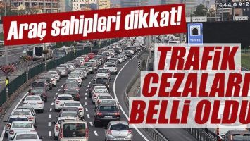2018'in trafik cezaları belli oldu