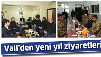 VALİ&rsquo;DEN YENİ YIL ZİYARETLERİ&hellip;