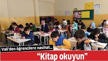 VALİ&rsquo;DEN &Ouml;ĞRENCİLERE NASİHAT&hellip;