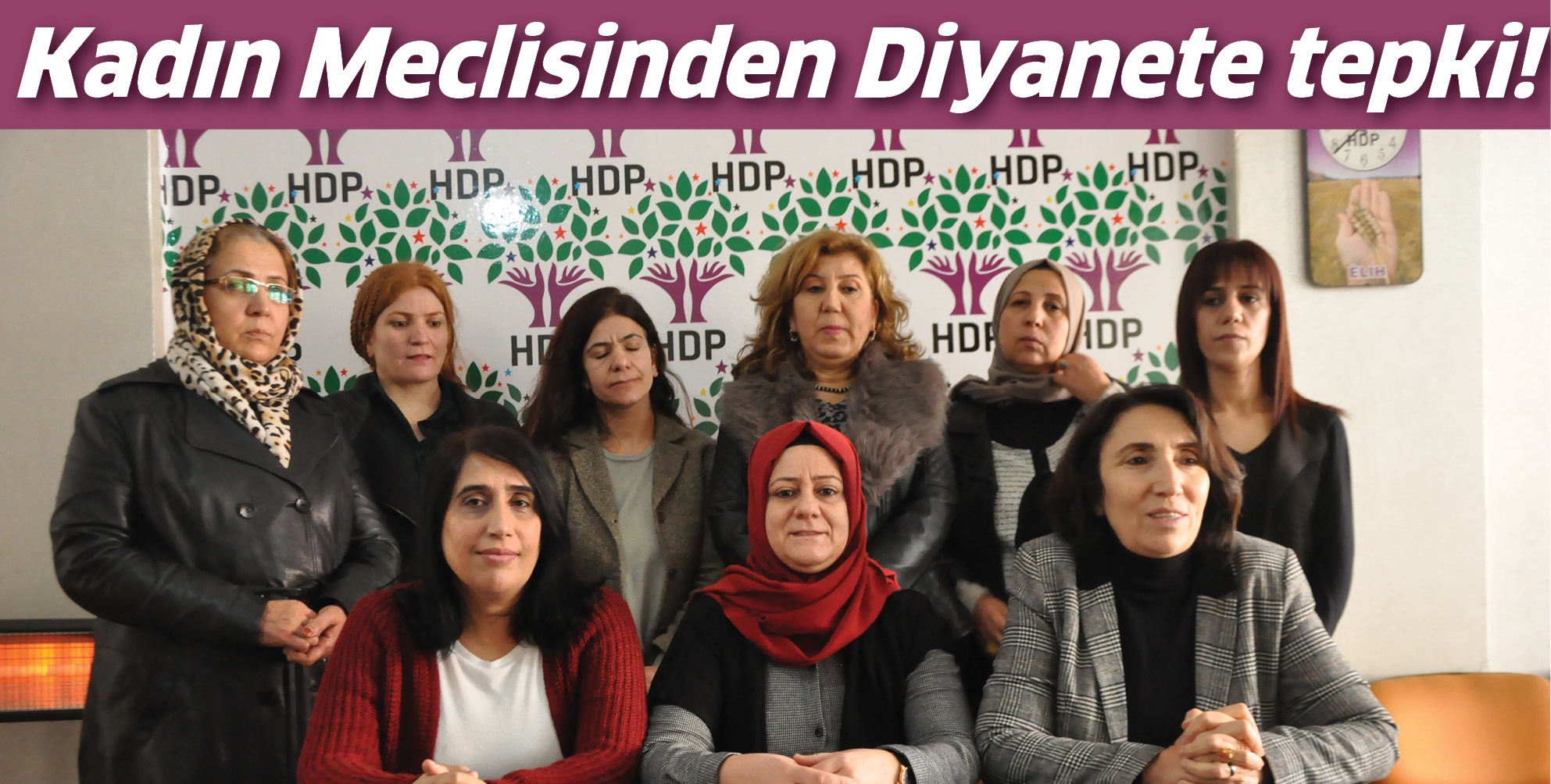 KADIN MECLİSİNDEN DİYANETE TEPKİ!