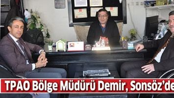 TPAO B&Ouml;LGE M&Uuml;D&Uuml;R&Uuml; DEMİR, SONS&Ouml;Z&rsquo;DEYDİ