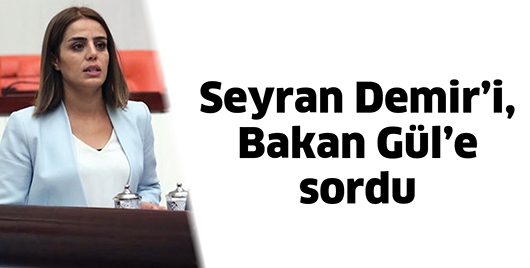 SEYRAN DEMİR&rsquo;İ, BAKAN G&Uuml;L&rsquo;E SORDU