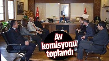 AV KOMİSYONU TOPLANDI
