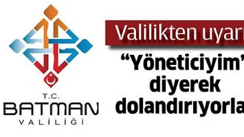 &ldquo;Y&Ouml;NETİCİYİM&rdquo; DİYEREK DOLANDIRIYORLAR