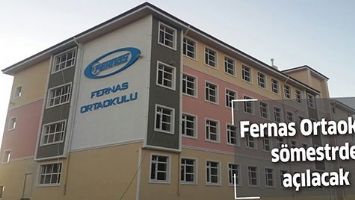 FERNAS ORTAOKULU, S&Ouml;MESTRDE A&Ccedil;ILACAK