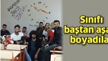 SINIFI BAŞTAN AŞAĞI BOYADILAR