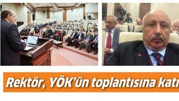 REKT&Ouml;R, Y&Ouml;K&rsquo;&Uuml;N TOPLANTISINA KATILDI