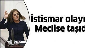 İSTİSMAR OLAYINI MECLİSE TAŞIDI