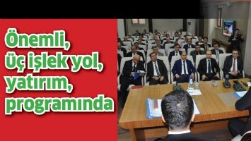 &Ouml;nemli &uuml;&ccedil; işlek yol, yatırım programında