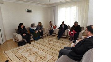 OLCAY DENİZ, GAZİLERİ ZİYARET ETTİ