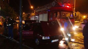LPG&rsquo;Lİ ARA&Ccedil;TA PATLAMA MEYDANA GELDİ