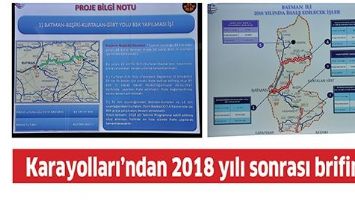 KARAYOLLARI&rsquo;NDAN 2018 YILI SONRASI BRİFİNGİ