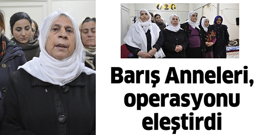 BARIŞ ANNELERİ, OPERASYONU ELEŞTİRDİ