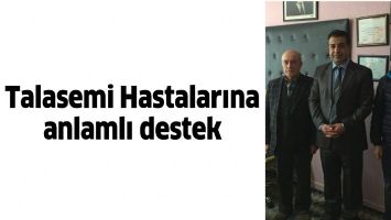 TALASEMİ HASTALARINA ANLAMLI DESTEK