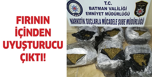 FIRININ İ&Ccedil;İNDEN UYUŞTURUCU &Ccedil;IKTI!