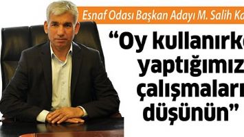 &ldquo;OY KULLANIRKEN, YAPTIĞIMIZ &Ccedil;ALIŞMALARI D&Uuml;Ş&Uuml;N&Uuml;N&rdquo;