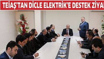 TEİAŞ&rsquo;TAN DİCLE ELEKTRİK&rsquo;E DESTEK ZİYARETİ