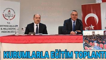 KURUMLARLA EĞİTİM TOPLANTISI&hellip;