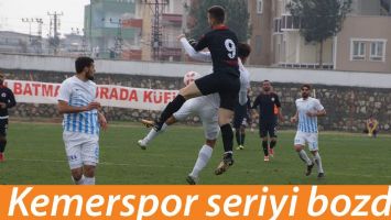 KEMERSPOR SERİYİ BOZDU!
