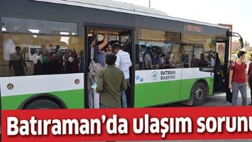 BATIRAMAN&rsquo;DA ULAŞIM SORUNU&hellip;