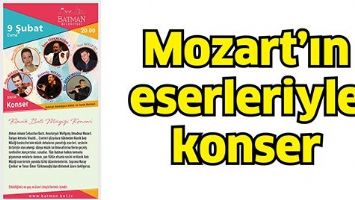 MOZART&rsquo;IN ESERLERİYLE KONSER...
