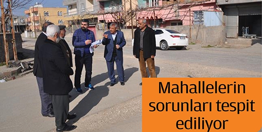 MAHALLELERİN SORUNLARI TESPİT EDİLİYOR