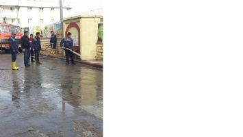 Sason&rsquo;da caddeler yıkandı