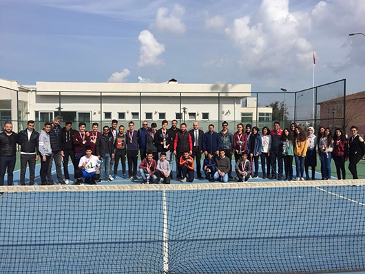TENİS ŞAMPİYONASI SONA ERDİ
