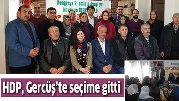 HDP, GERC&Uuml;Ş&rsquo;TE SE&Ccedil;İME GİTTİ