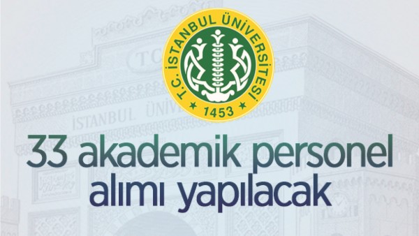 33 &Ouml;ĞRETİM &Uuml;YESİ ALINACAK