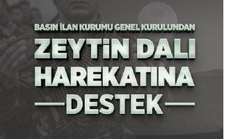 BİK&rsquo;TEN AFRİN OPERASYONUNA DESTEK