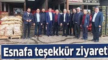 ESNAFA TEŞEKK&Uuml;R ZİYARETİ&hellip;
