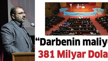 Batman AK Parti: darbenin maliyeti 381 milyar dolar