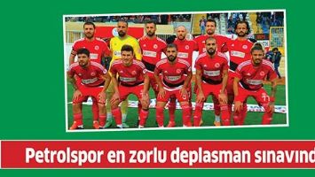 PETROLSPOR EN ZORLU DEPLASMAN SINAVINDA
