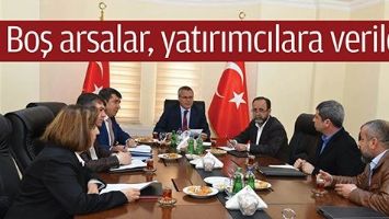BOŞ ARSALAR, YATIRIMCILARA VERİLDİ
