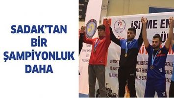 SADAK&rsquo;TAN BİR ŞAMPİYONLUK DAHA