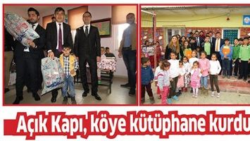 A&Ccedil;IK KAPI, K&Ouml;YE K&Uuml;T&Uuml;PHANE KURDU&hellip;