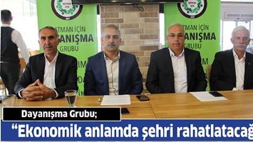 &ldquo;EKONOMİK ANLAMDA ŞEHRİ RAHATLATACAĞIZ&rdquo;