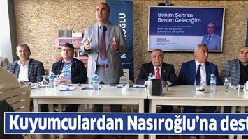 KUYUMCULARDAN NASIROĞLU&rsquo;NA DESTEK
