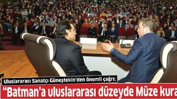 &ldquo;BATMAN&rsquo;A ULUSLARARASI D&Uuml;ZEYDE M&Uuml;ZE KURALIM&rdquo;