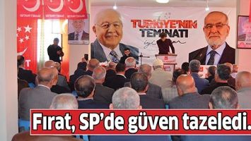 FIRAT, SP&rsquo;DE G&Uuml;VEN TAZELEDİ&hellip;