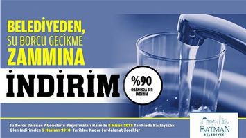 SU BORCUNA İNDİRİM&hellip;