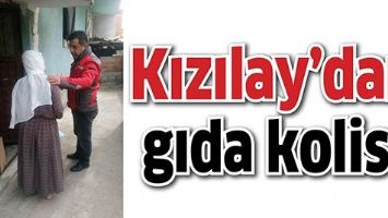 KIZILAY&rsquo;DAN GIDA KOLİSİ