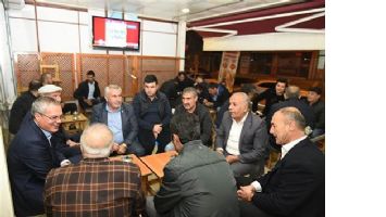 VALİ&rsquo;DEN AKŞAM ZİYARETİ...
