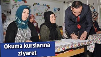 OKUMA KURSLARINA ZİYARET