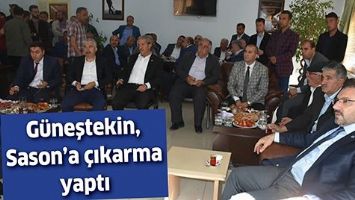 G&Uuml;NEŞTEKİN, SASON&rsquo;A &Ccedil;IKARMA YAPTI